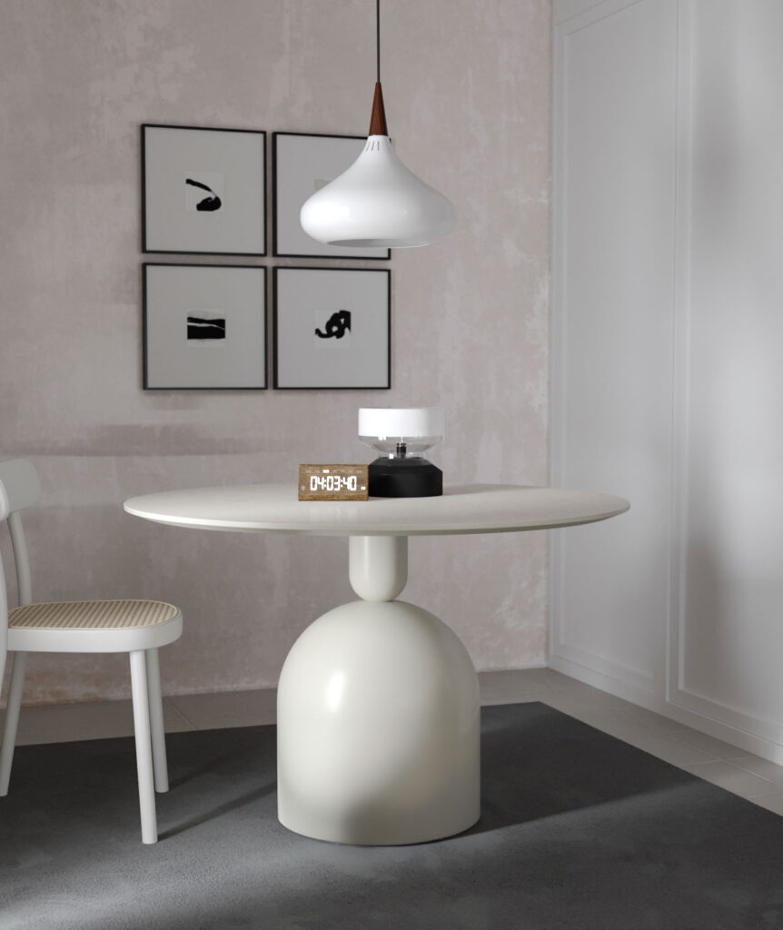 globe_round_ivory_studio6 글로브 1100 원형 세라믹 식탁 / 아이보리